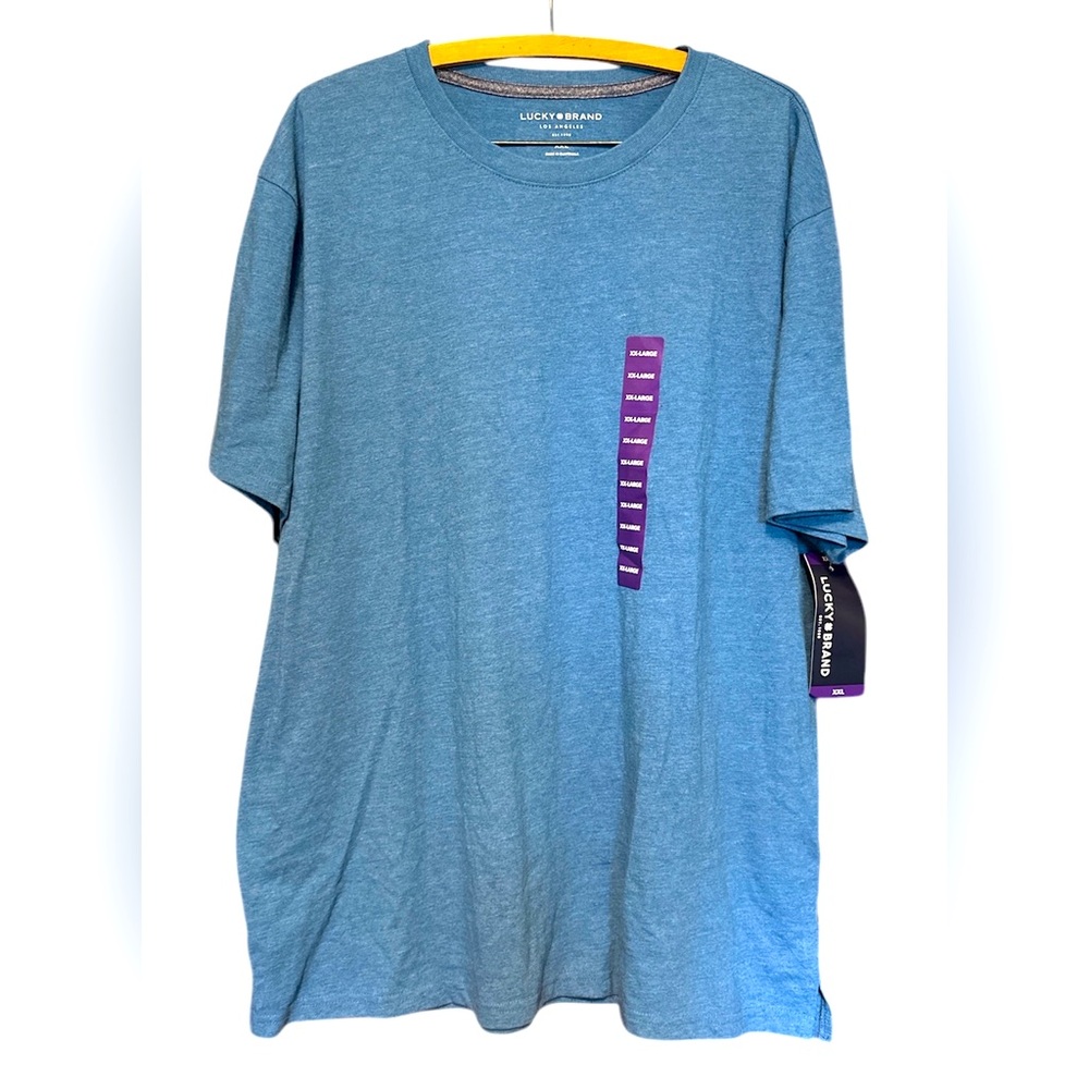 Lucky Brand Vallarta Blue Short Sleeve T-Shirt SZ XXL NWT